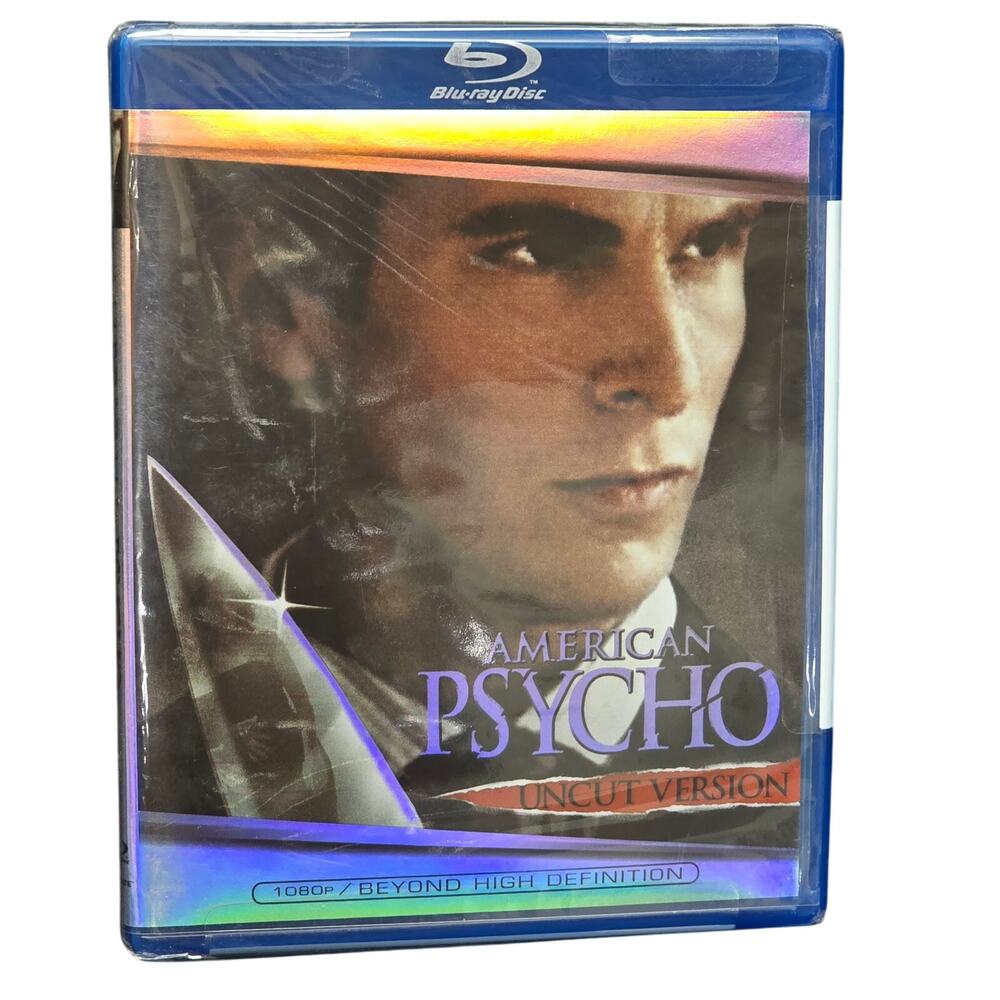 American Psycho Uncut Version Blu-Ray Disc Beyond High Definition New Movie